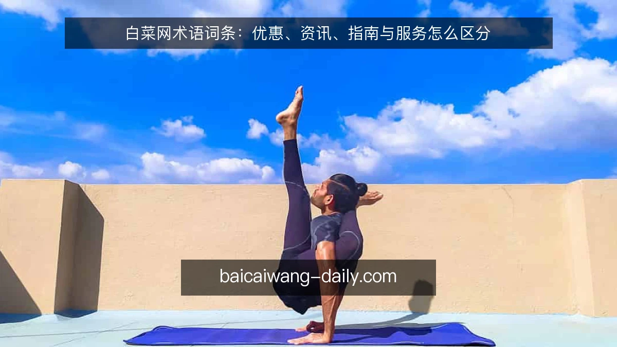 白菜网术语词条：优惠、资讯、指南与服务怎么区分