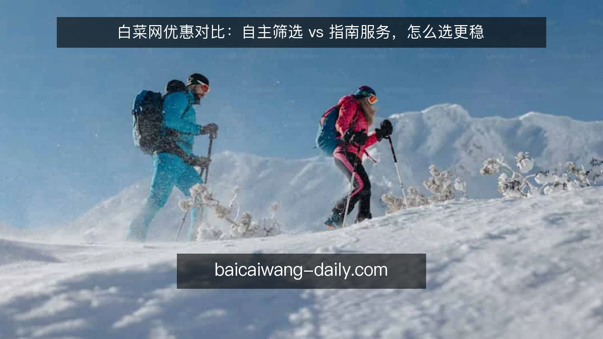 白菜网优惠对比：自主筛选 vs 指南服务，怎么选更稳